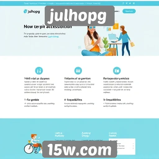 Acessibilidade no site julhopg é destaque